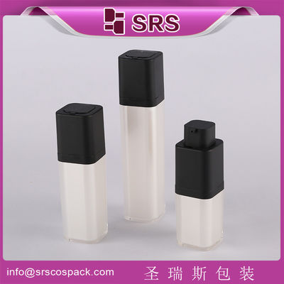 खरीदें SRS 2015 नई शैली थोक 15ml 30ml 50ml वर्ग एक्रिलिक हवा रहित पंप खाली बोतल online manufacture