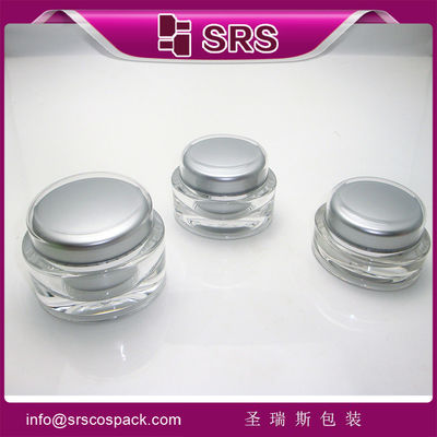 खरीदें J040 त्वचा क्रीम के लिए गोल आकार का कॉस्मेटिक जार 15ml 30ml 50ml online manufacture
