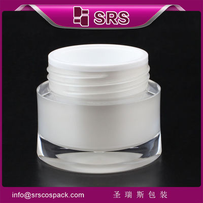 खरीदें मैट सफेद विशेष आकार J093 30g 50g क्रिस्टल कॉस्मेटिक जार online manufacture