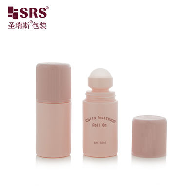 खरीदें RPPC1-60ML CRC Child Resistant Cap Custom Color PP PCR Recycled MONO Roll On Deodorant Bottle online manufacture