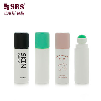 खरीदें RPPD1-90ML New Color Plastic PP PCR Roll On Deodorant Gel Bottles With Child Proof Cap online manufacture