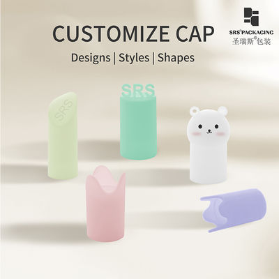 खरीदें New Arrival Customized Mold PP Cap Unique Shape With Logo Pad Printing Luxury Cute Caps online manufacture