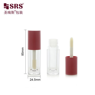 खरीदें G1139 Injection Color Screw Cap Transparent Plastic Lipgloss Tube Container Customization Cute Cylinder online manufacture