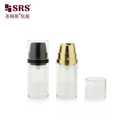 खरीदें SRSA404 15ml 30ml 50ml Transparent AS Plastic Airless Bottle For Facial Gel Serum Packaging online manufacture