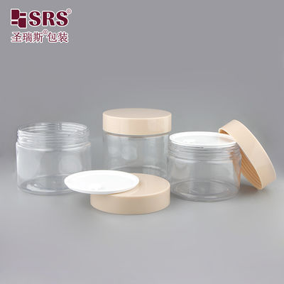 खरीदें PET008 200g 250g 300g Customized Color PET Plastic Facial Cream Jar Container Packaging Wholesale online manufacture