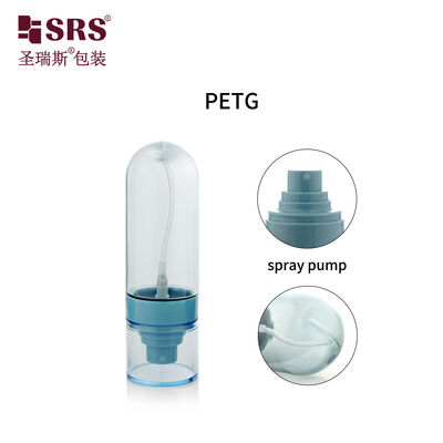खरीदें PETG02 30ml 50ml 60ml 80ml 100ml खाली कस्टम अर्ध-पारदर्शी रंगीन नीला PETG स्प्रे पंप बोतल त्वचा देखभाल टोनर के लिए online manufacture