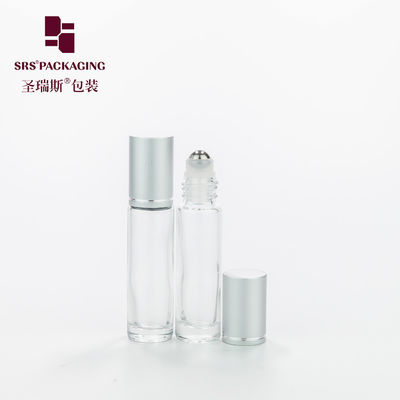 खरीदें 10ML 1/3 औंस कांच स्पष्ट मोटी दीवार खाली रोलर बोतलें आवश्यक तेल online manufacture
