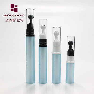 खरीदें यात्रा आकार प्लास्टिक रोलर धातु गेंद मालिश सीरम airless पंप बोतल 10ml online manufacture