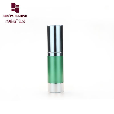 खरीदें 10ml 15ml 20ml 30ml गोल आकार का प्लास्टिक एएस वायुहीन कॉस्मेटिक कंटेनर online manufacture