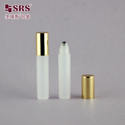 3ml खाली कॉस्मेटिक फैक्टरी रोलर स्टील गेंद आंख सीरम नमूना बोतल प्लास्टिक