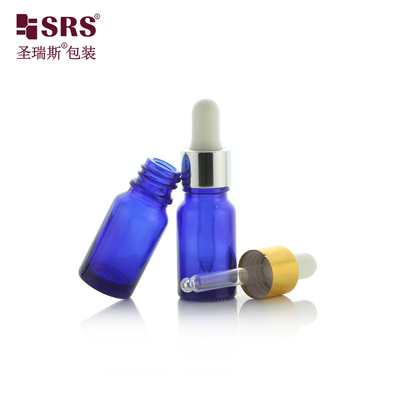 छोटे आकार की यात्रा जेब चेहरे सीरम आवश्यक तेल ग्लास ड्रॉपर बोतल 10ml