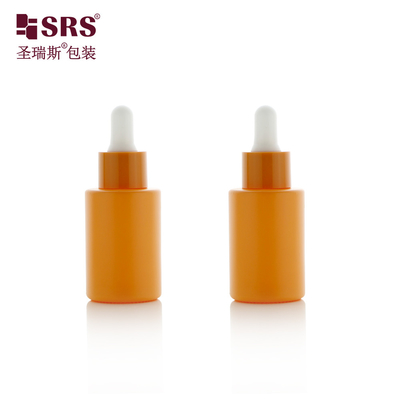 रंगीन अनुकूलन खाली आवश्यक तेल ग्लास ड्रॉपर बोतल 30ml