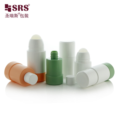50ML 75ML खाली कॉस्मेटिक पीपी पीसीआर विनिमेय पुनः भरने योग्य जेल रोलर बॉल डिओडोरेंट बोतल