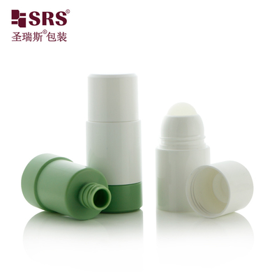 फिर से भरने योग्य प्रतिस्थापन योग्य प्लास्टिक 50ML 75ML रोल ऑन बॉल के साथ डिओडोरेंट