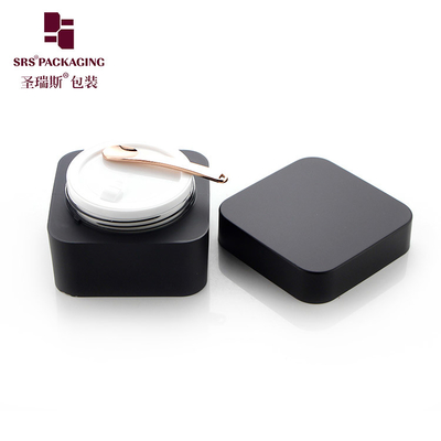 उच्च ग्रेड कॉस्मेटिक पैकेजिंग 5g 15g 50g यूवी जेल क्रीम जार के लिए वर्ग एक्रिलिक प्लास्टिक कंटेनर 30g