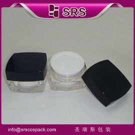 Shengruisi पैकेजिंग J050-5ml 10ml 15ml 30ml 50ml 100ml खाली एक्रिलिक वर्ग क्रीम जार