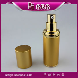 TA024 15ml 30ml 45ml एल्यूमीनियम एयरलेस बोतल डिस्पेंसर के साथ
