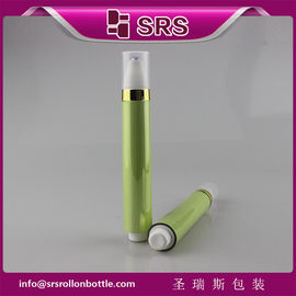 पेशेवर निर्माता की बोतल पर AY-15ml धातु रंग airless प्लास्टिक रोल