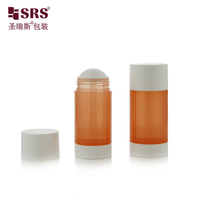 15ml 30ml 50ml 75ml 90ml खाली गोल पीपी पीसीआर रीसाइक्लेबल इको डिओडोरेंट स्टिक कंटेनर