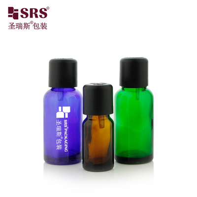 बाल देखभाल Essence Liquid खाली बोतलें बाल प्रतिरोधी टोपी के साथ ग्लास आवश्यक तेल की बोतल