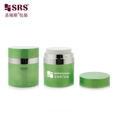 15ml 30ml 50ml खाली कॉस्मेटिक पैकेजिंग एयरलेस क्रीम जार पंप