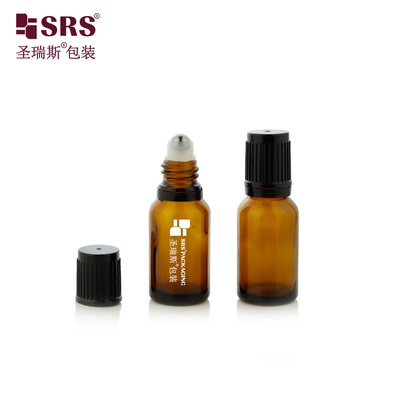 लोगो सिल्क स्क्रीन प्रिंटिंग रोलर बोतल ग्लास 5ml 10ml 15ml 20ml 30ml 50ml 100ml