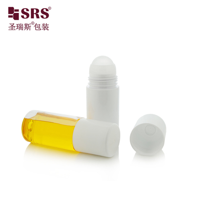 PET43 130ml 170ml PET बोतल कॉस्मेटिक पैकेजिंग डिओडोरेंट कोई रिसाव नहीं बोतलें पीसीआर रोल ऑन बोतल एप्लीकेटर