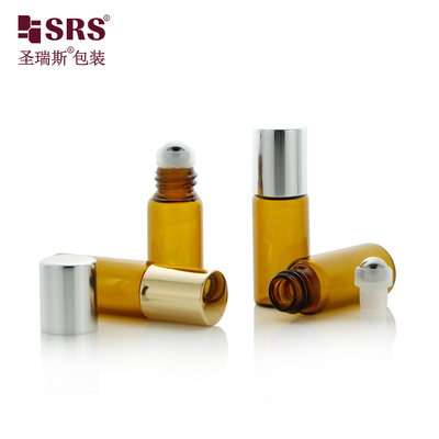BLP-3ML आवश्यक तेल ग्लास रोलर पर रोल-ऑन बोतल इत्र के लिए कोई रिसाव नहीं अनुकूलन पैकेजिंग