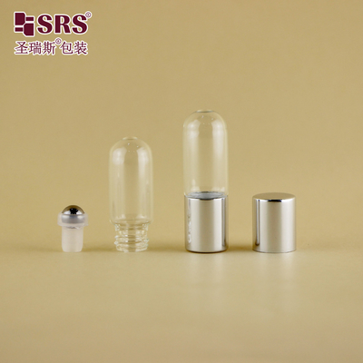 BLP-3ml Round Bottom Glass Tube Roll On Bottle in Customized Pantone Color for Aromatherapy Oil कोई रिसाव नहीं