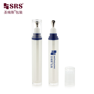 LR001-15ML उच्च गुणवत्ता कोई रिसाव नहीं ऐक्रेलिक अनुकूलन आँख सीरम कॉस्मेटिक पैकेजिंग आवेदक धातु