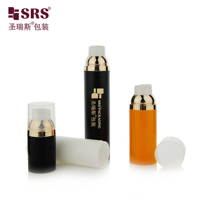 PA0202A 30ml 50ml 75ml 100ml स्नैप ऑन डिजाइन पंप वैक्यूम एयरलेस लोशन बोतल अनुकूलन
