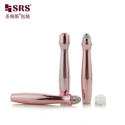 SRS8447-15ML आंखों के लिए जेल के लिए बोतलों पर रेडिएंट धातु PETG रोल अभिनव मालिश एकीकृत कॉस्मेटिक पैकेजिंग