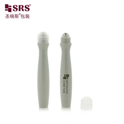 SRS8447-15ML अनुकूलित प्लास्टिक खाली रोलर स्टील बॉल बोतल कॉस्मेटिक आंख जेल सीरम पैकेजिंग आवेदक