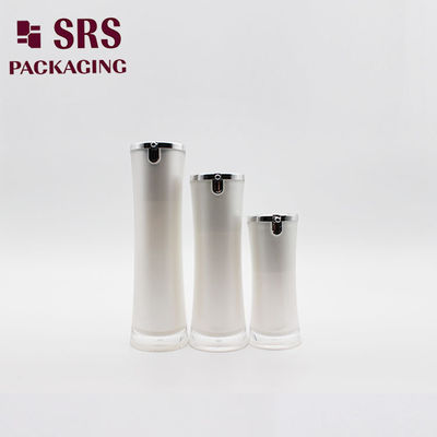 काली विशेष आकार 15ml 30ml 50ml एक्रिलिक लोशन गोल बोतल