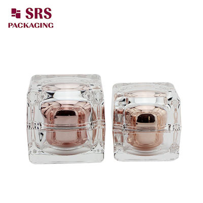 J054 अच्छी गुणवत्ता और कीमत J054 10ml 15ml 30ml 50ml प्लास्टिक जार पारदर्शी