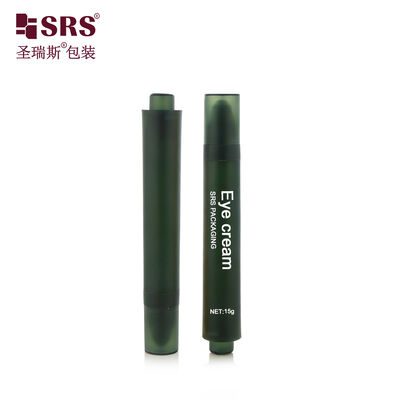 AY 10ML 15ML लक्जरी आई जेल एयरलेस रोलर बोतल मालिश एप्लीकेटर