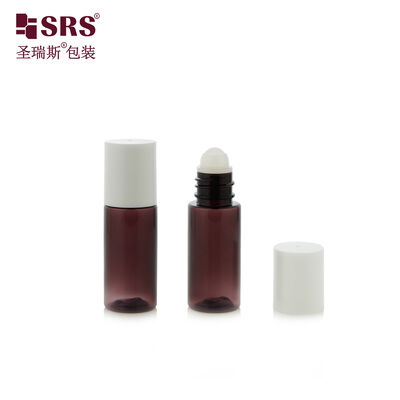 15ml PET Roll On Bottle Empty Plastic Roller Container for Essential Oil Eye Serum Body Care Liquid