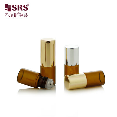 2ml Small Tubular Glass Vial Aluminum Cap Accept Custom Printing for Cosmetic Essential Oil Packaging