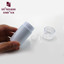 D042 30ml 50ml 75ml प्लास्टिक कॉस्मेटिक सफेद कंटेनर खाली फाउंडेशन स्टिक