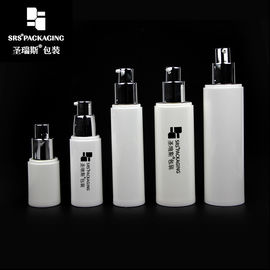 त्वचा देखभाल लोशन की बोतल सफेद खाली पुनर्नवीनीकरण 100ml 80ml 50ml हवा रहित पंप