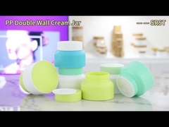 एसआरएसटी पीपी पीसीआर पर्यावरण के अनुकूल रीसाइक्ल्ड क्रीम जार पैकेजिंग