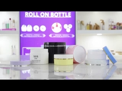 SRSQ 80g 100g 120g 150g 200g 300g 400g प्लास्टिक चमकदार शरीर स्क्रब पर्यावरण के अनुकूल रंगीन पीपी पीसीआर जार